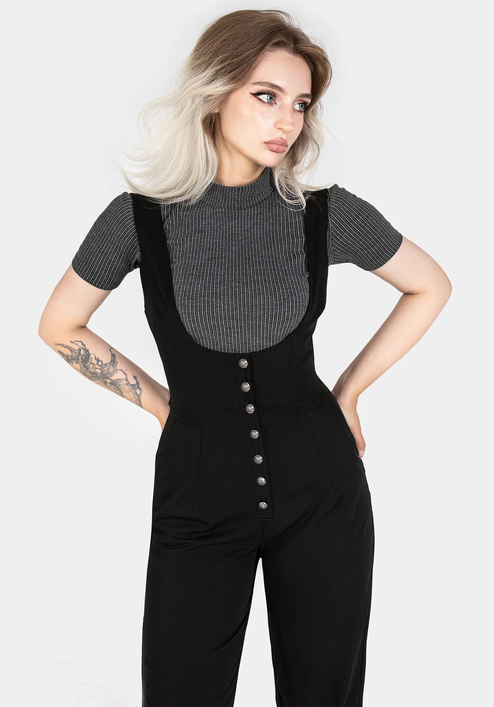 Alicia Tailored Suspender Jumpsuit - Image 5