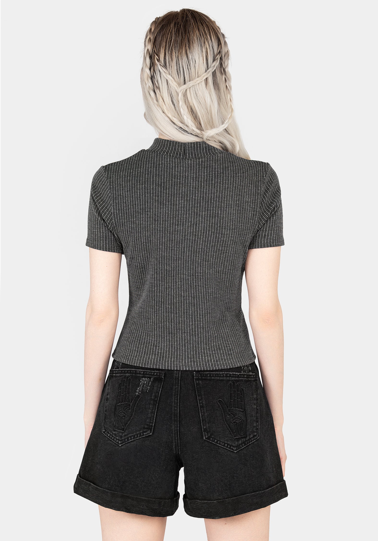 Bryony Striped Crop Top - Image 3