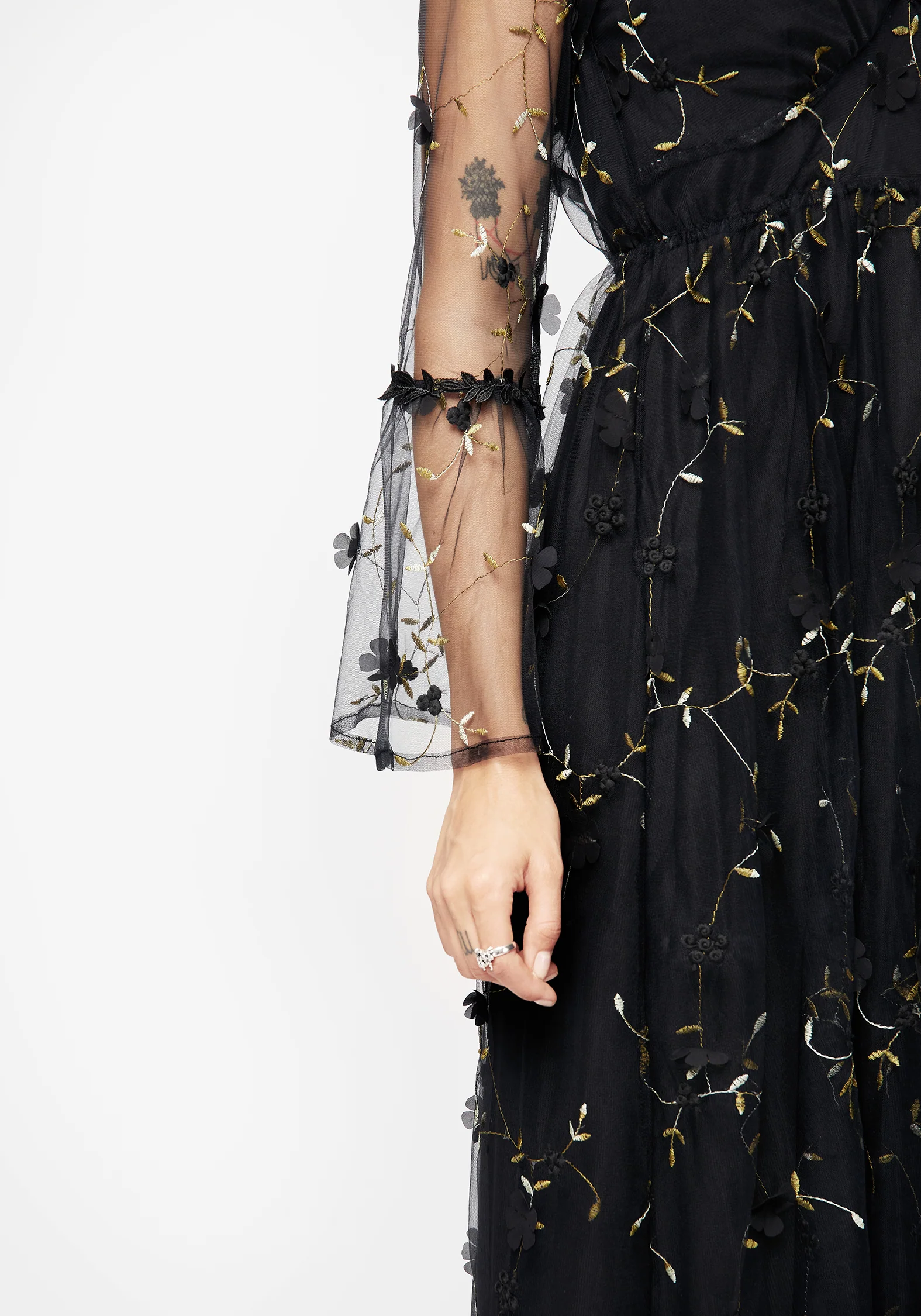 Chrysanthi Applique Maxi Dress - Image 6