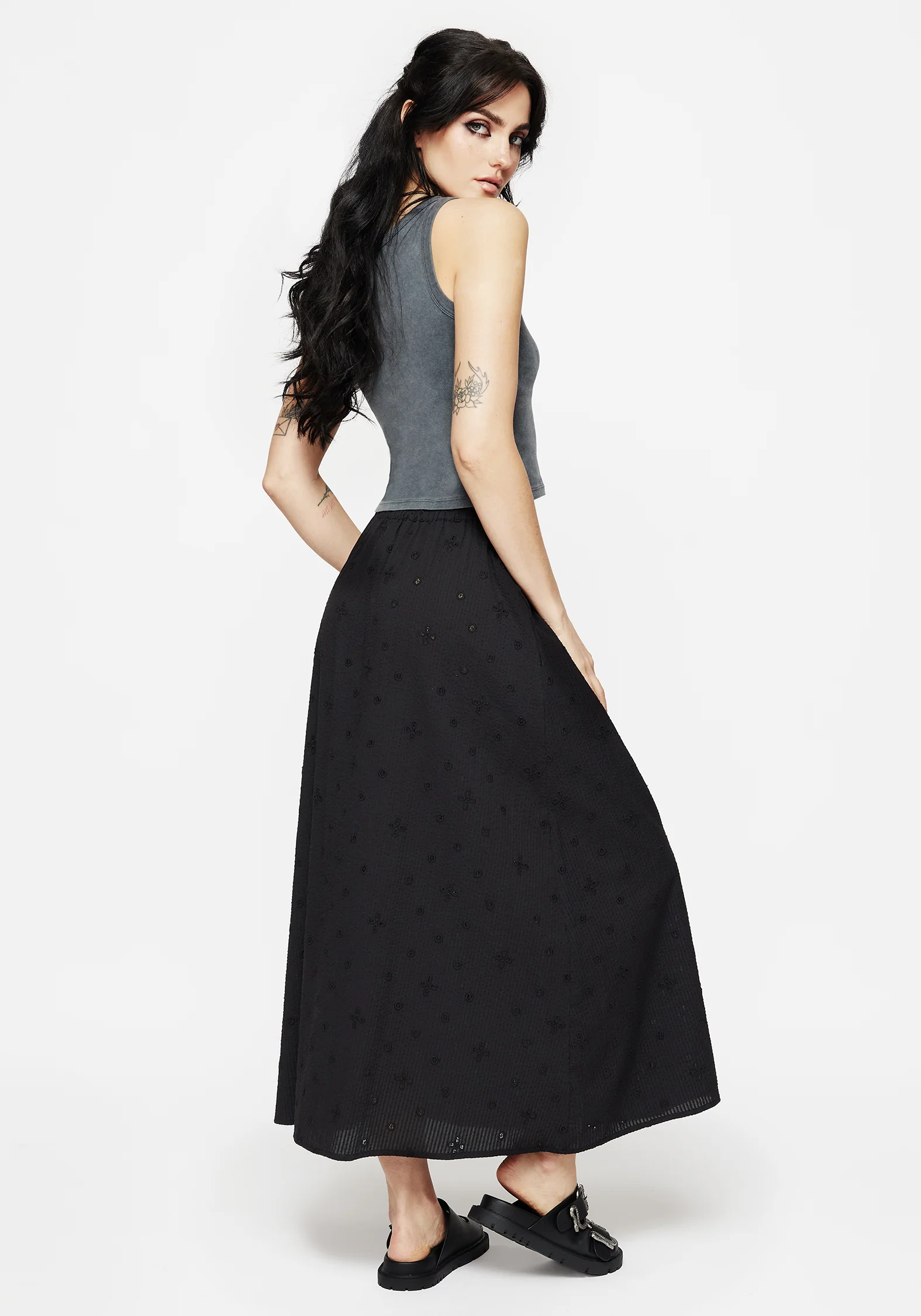 Crux Broderie Midaxi Skirt - Image 3