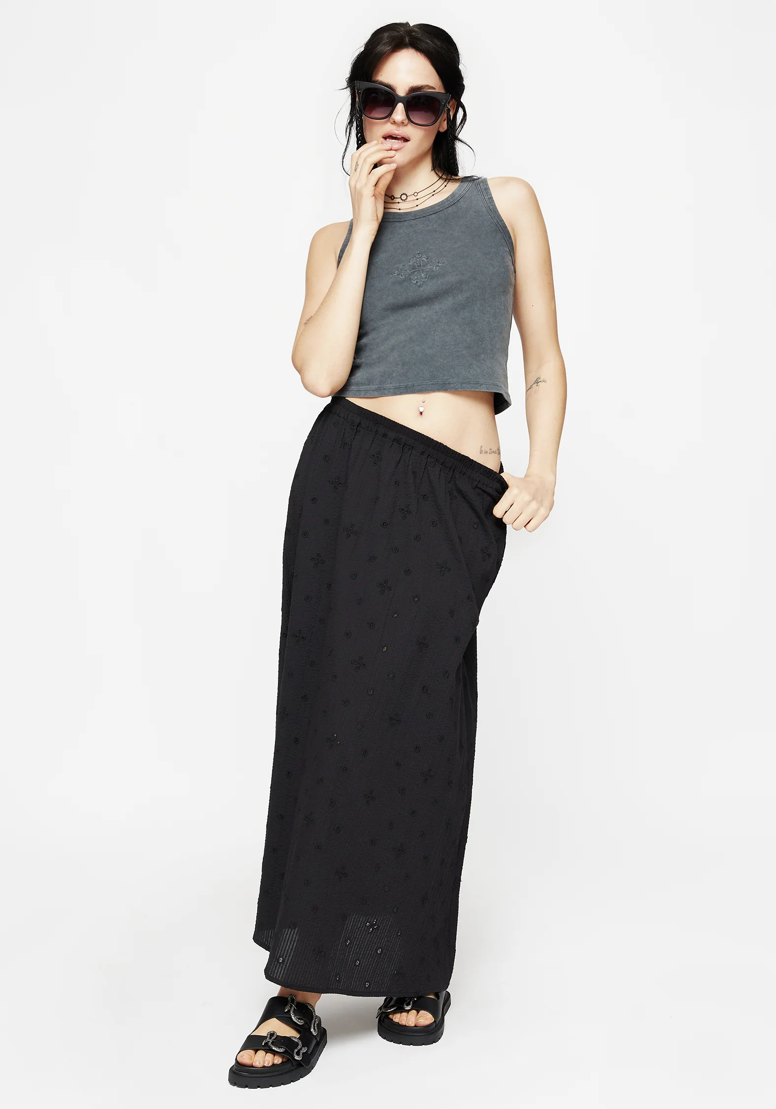 Crux Broderie Midaxi Skirt - Image 6