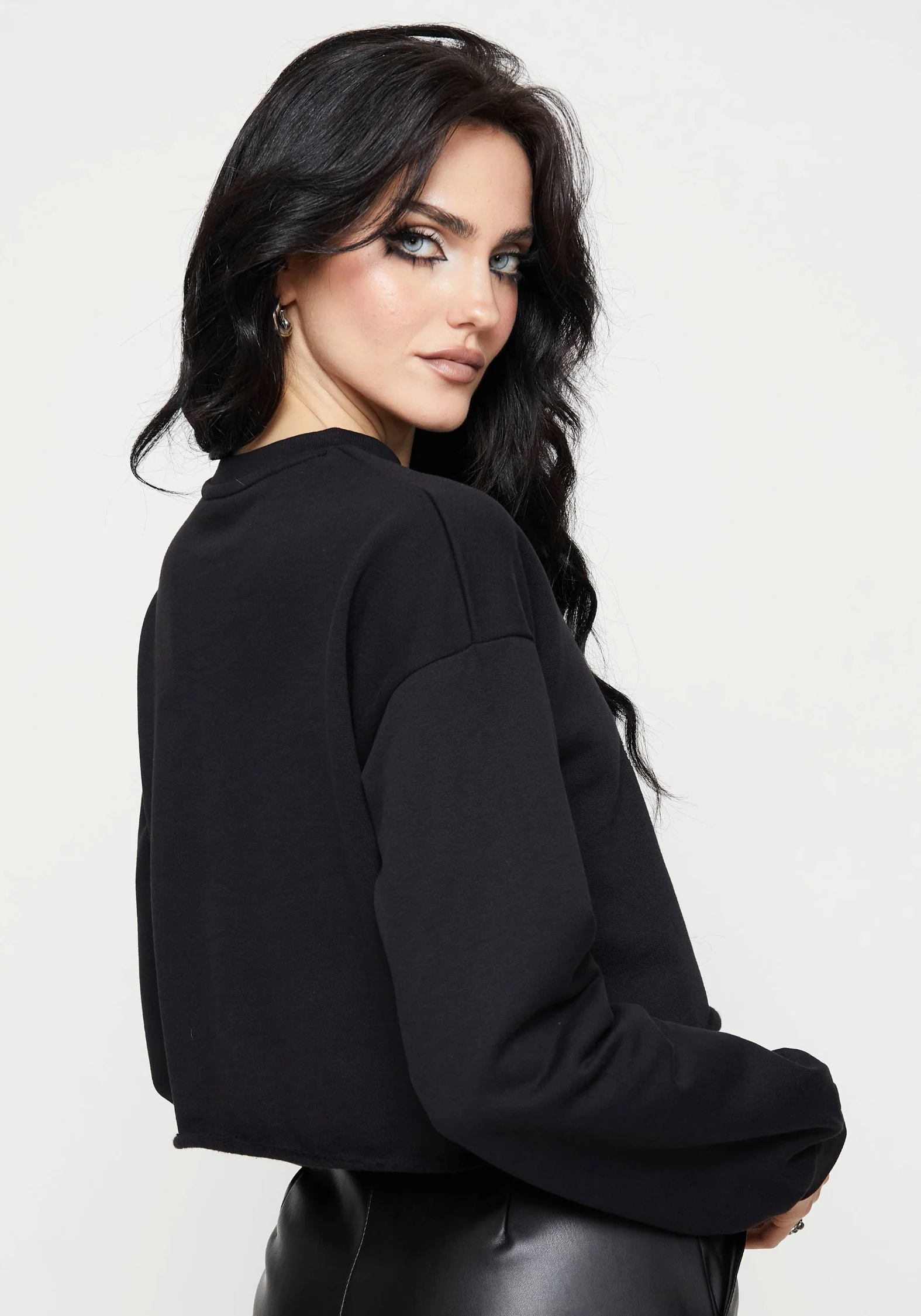 Demons Crop Sweat Top - Image 3