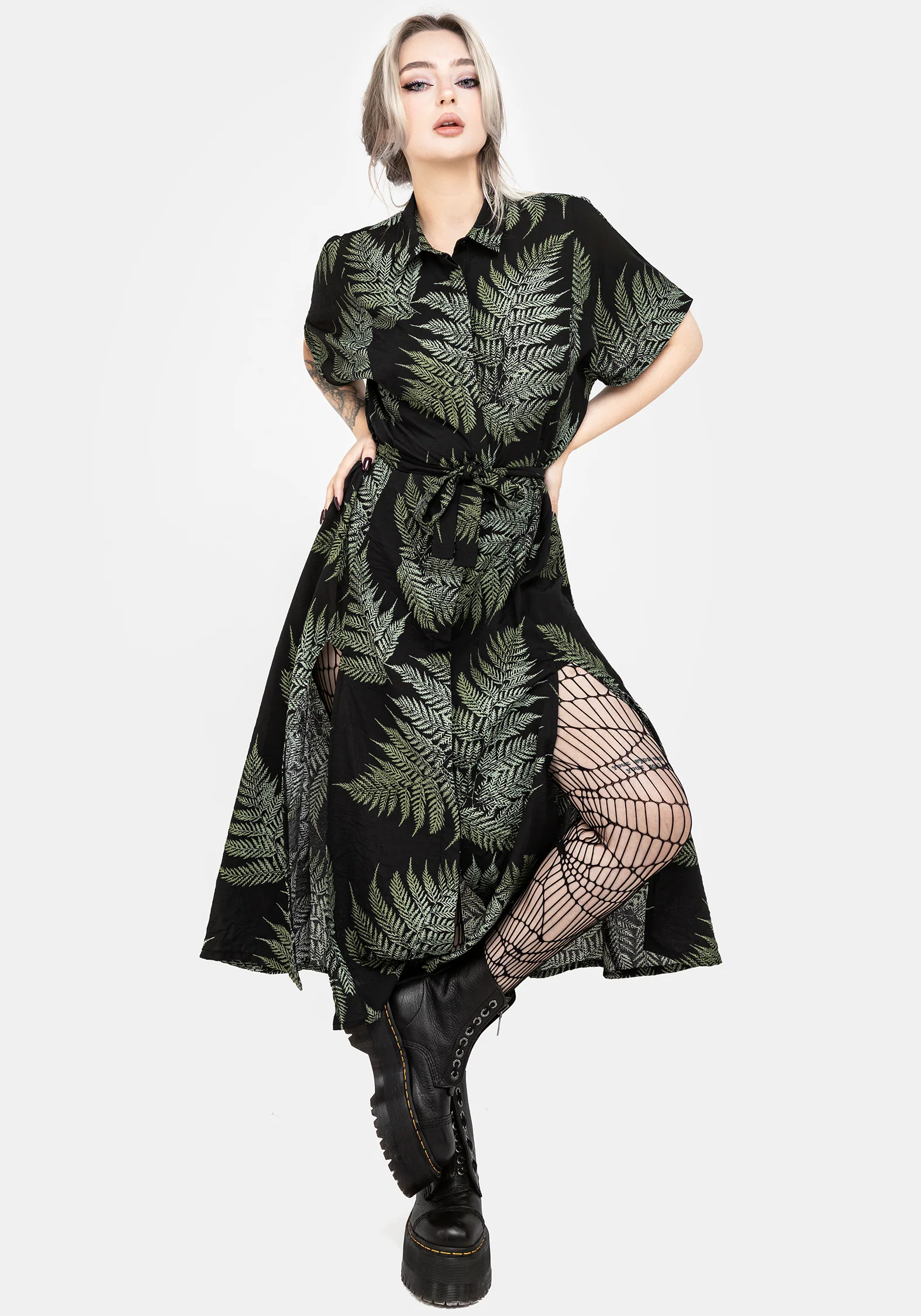 Fern Midi Shirt Dress - Image 5