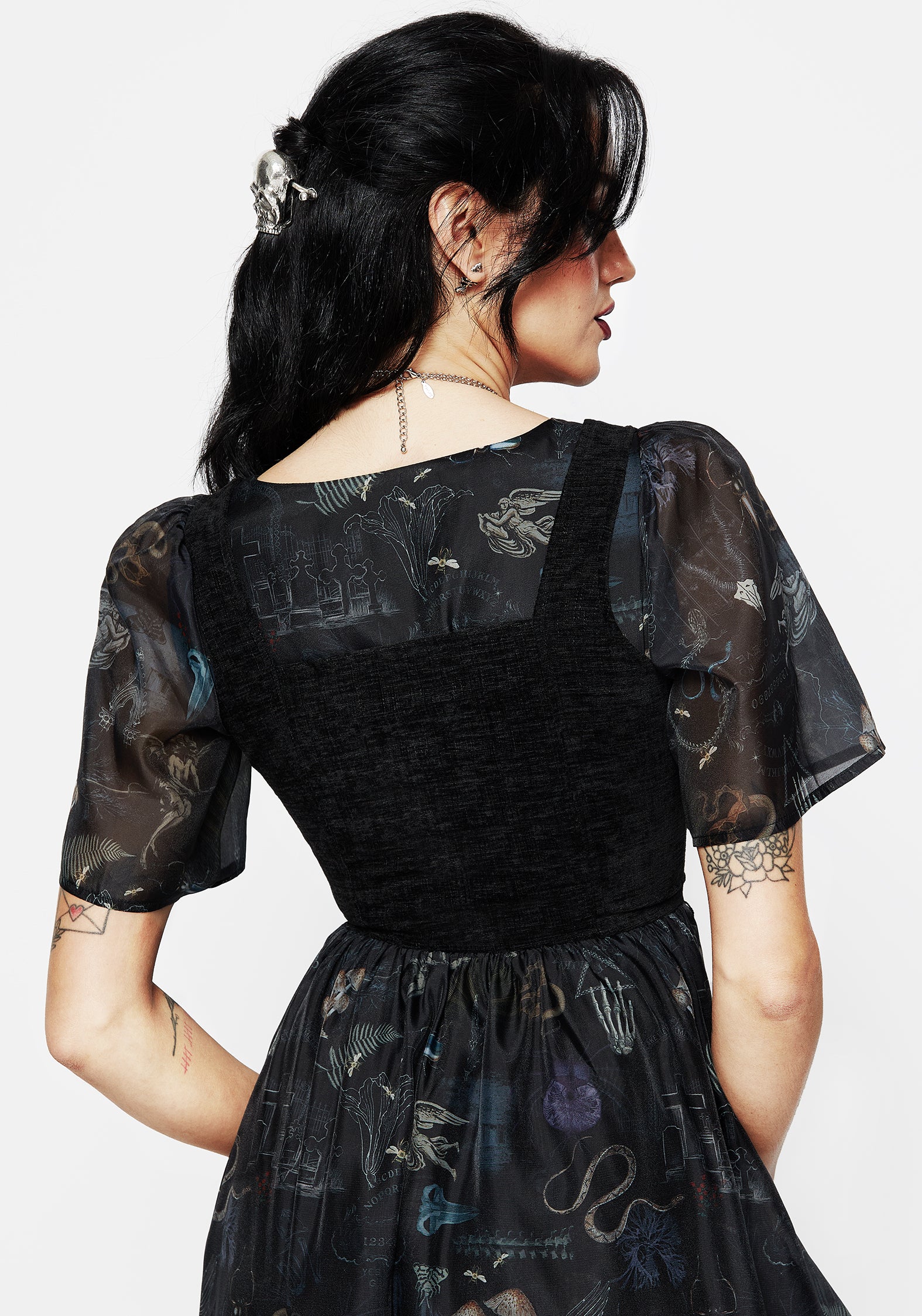 Florence Lace Up Harness Corset Top - Image 3