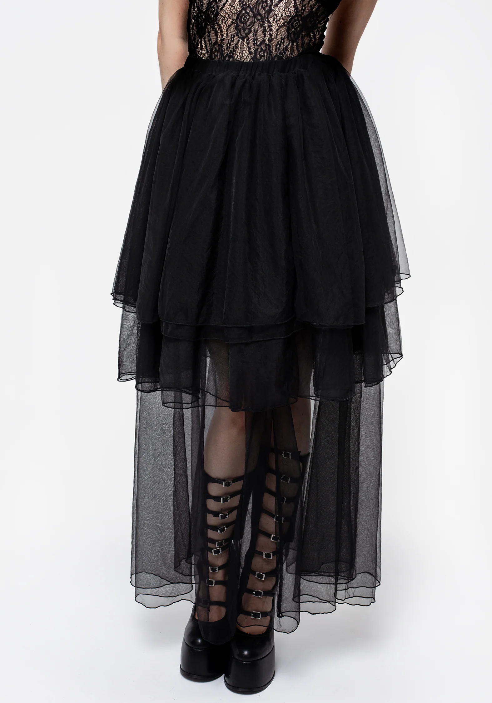 Headhunter Layered Tulle Maxi Skirt - Image 8