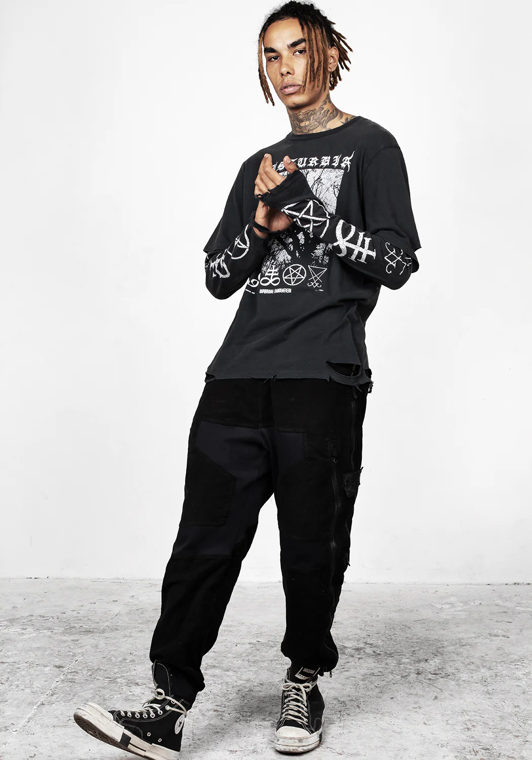 Infernal Layered Long Sleeve T-Shirt - Image 12