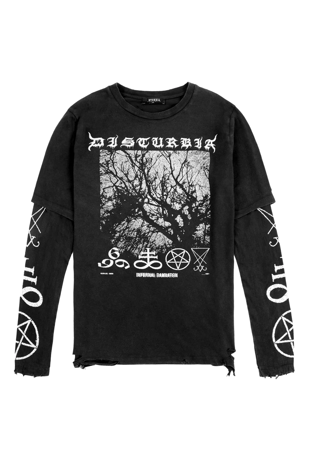 Infernal Layered Long Sleeve T-Shirt - Image 14
