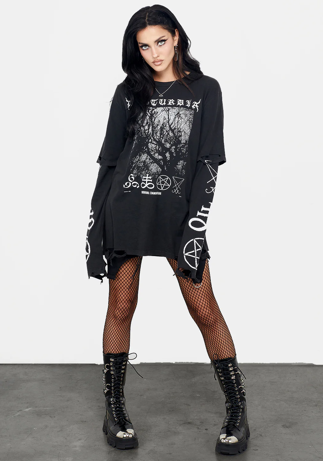 Infernal Layered Long Sleeve T-Shirt - Image 5