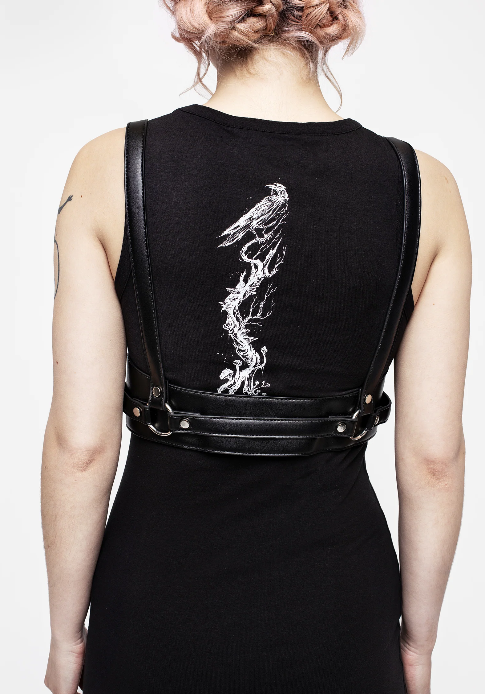 Maeve Western Antique Silver Harness - Image 3