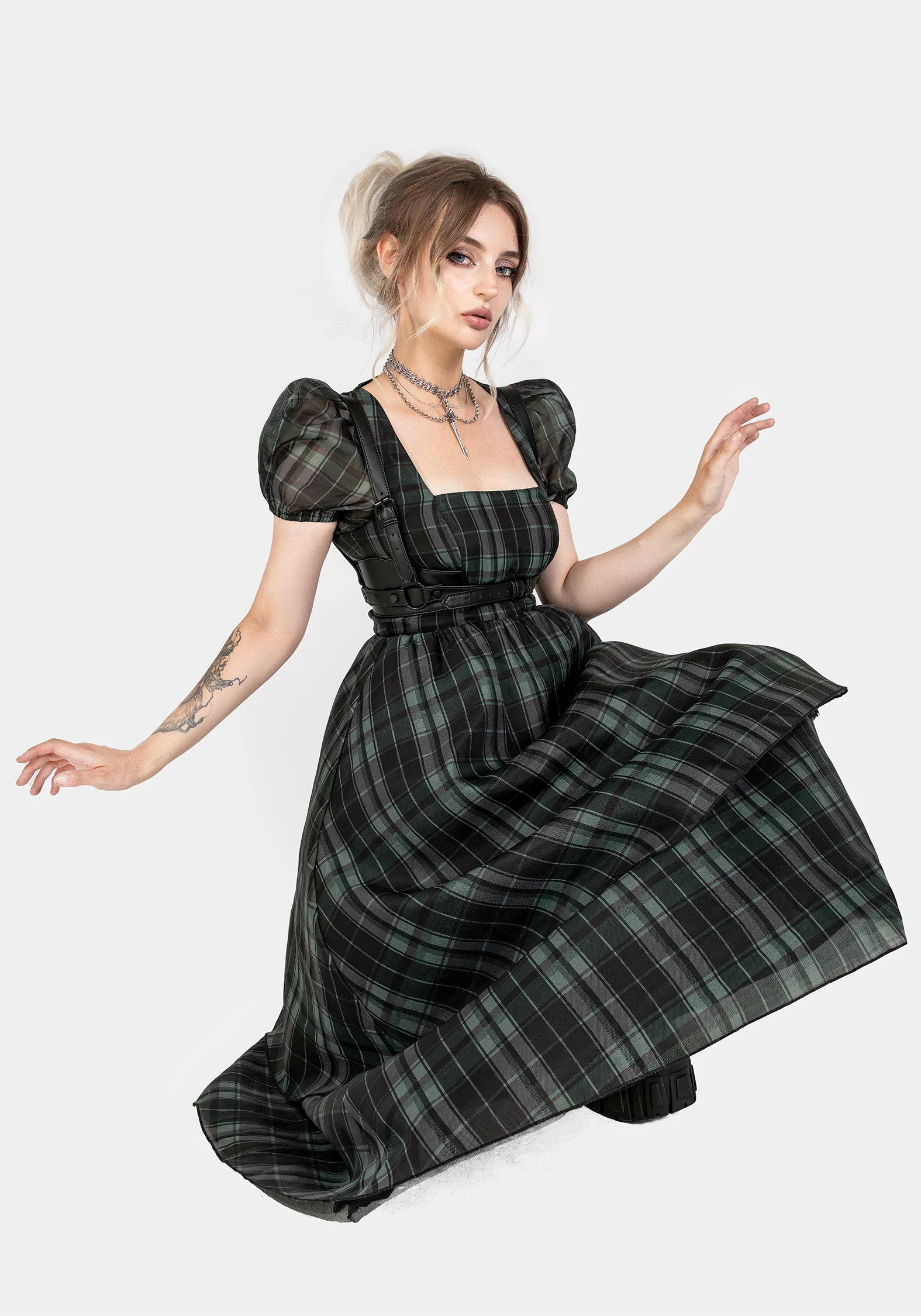 Maeve Western Black Buckle Harness - Image 11