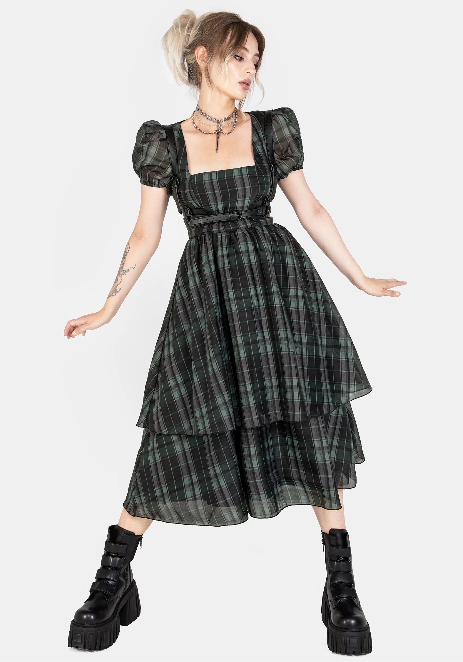 Maeve Western Black Buckle Harness - Image 7