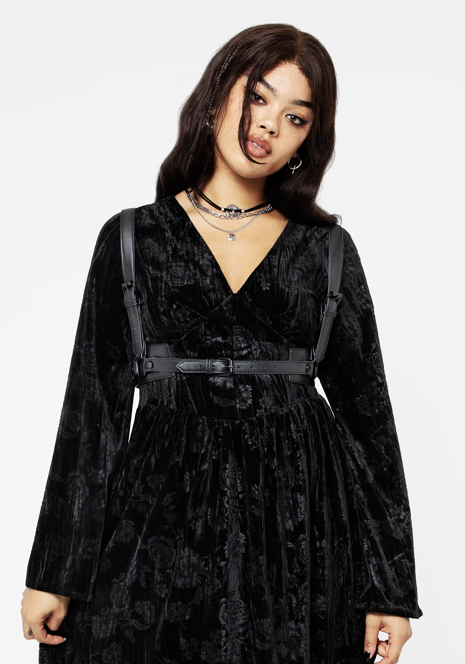 Maeve Western Black Buckle Harness - Image 8