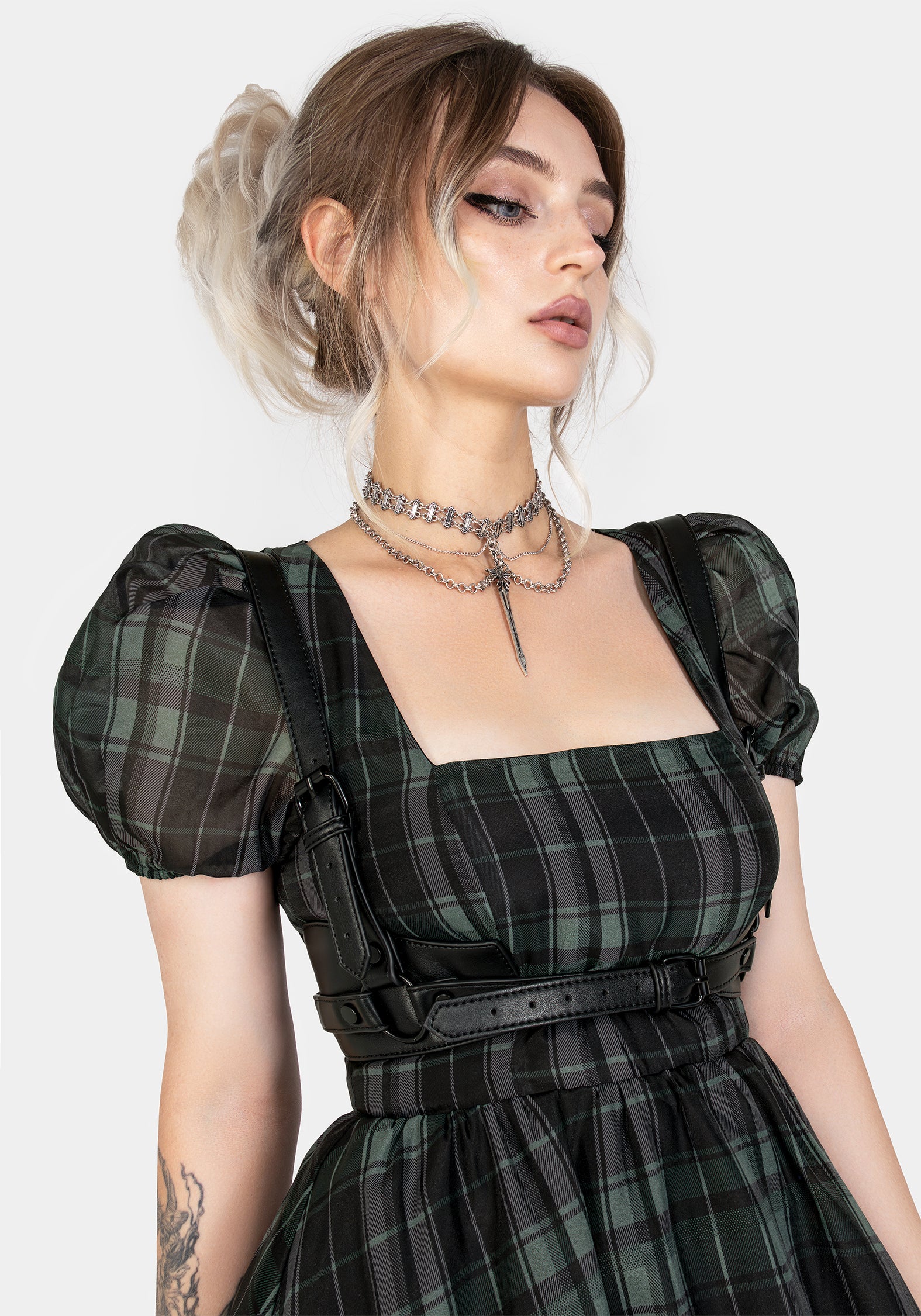 Maeve Western Black Buckle Harness - Image 9