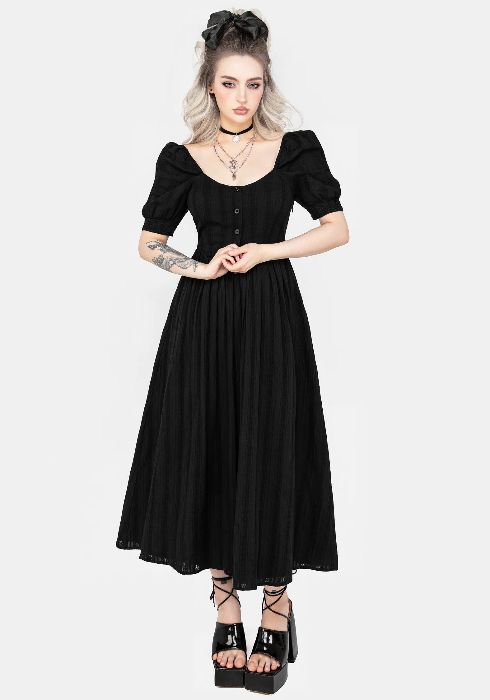 Marcia Broderie Midaxi Dress - Image 4