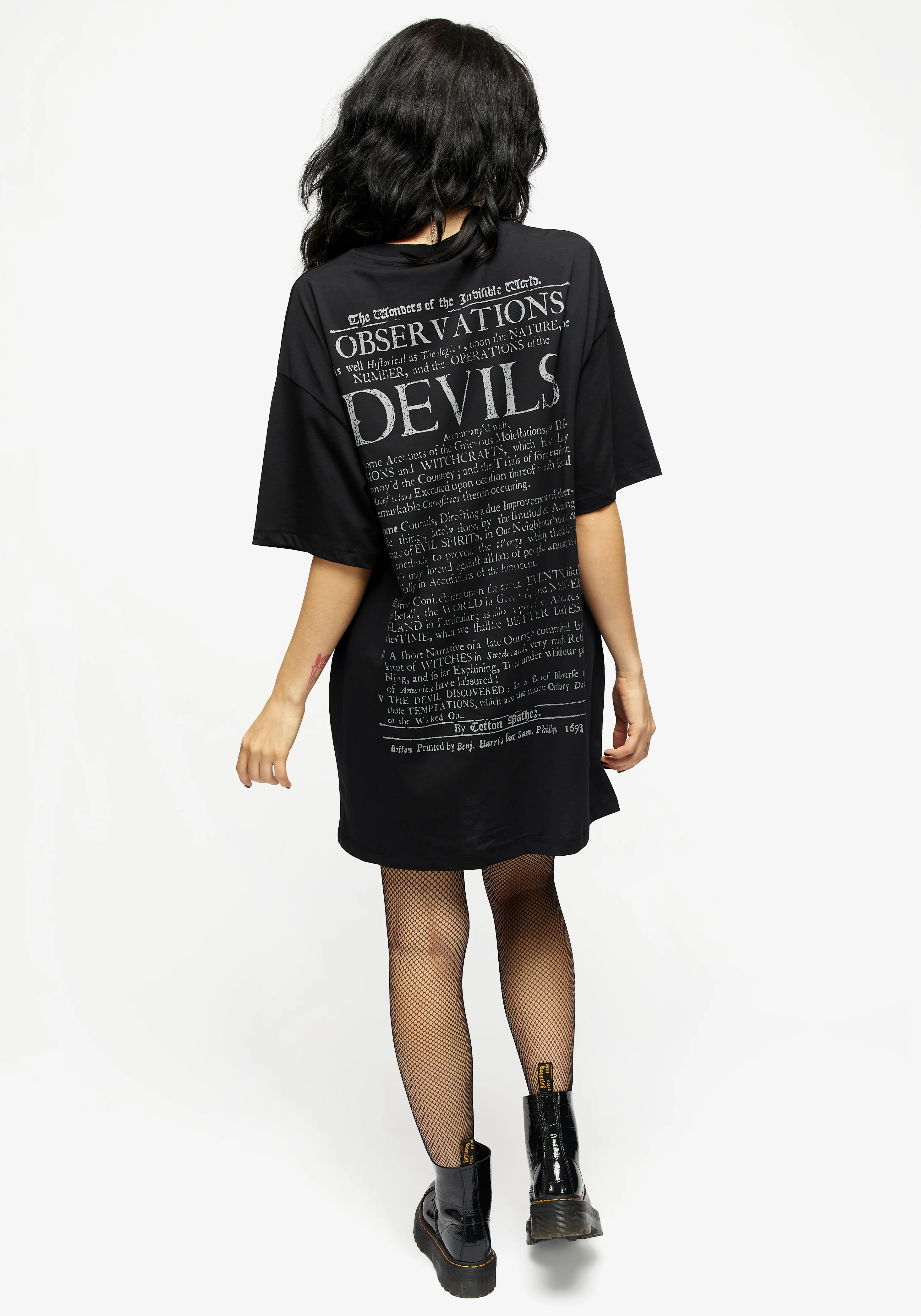 Memento Mori Tee Dress - Image 3