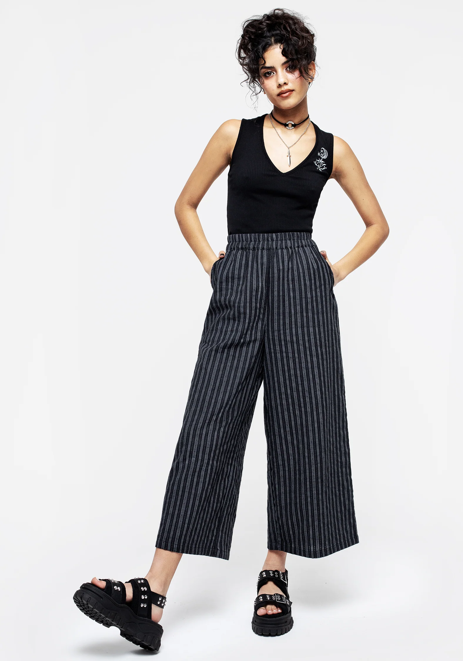 Memorantia Wide Leg Culottes - Image 4