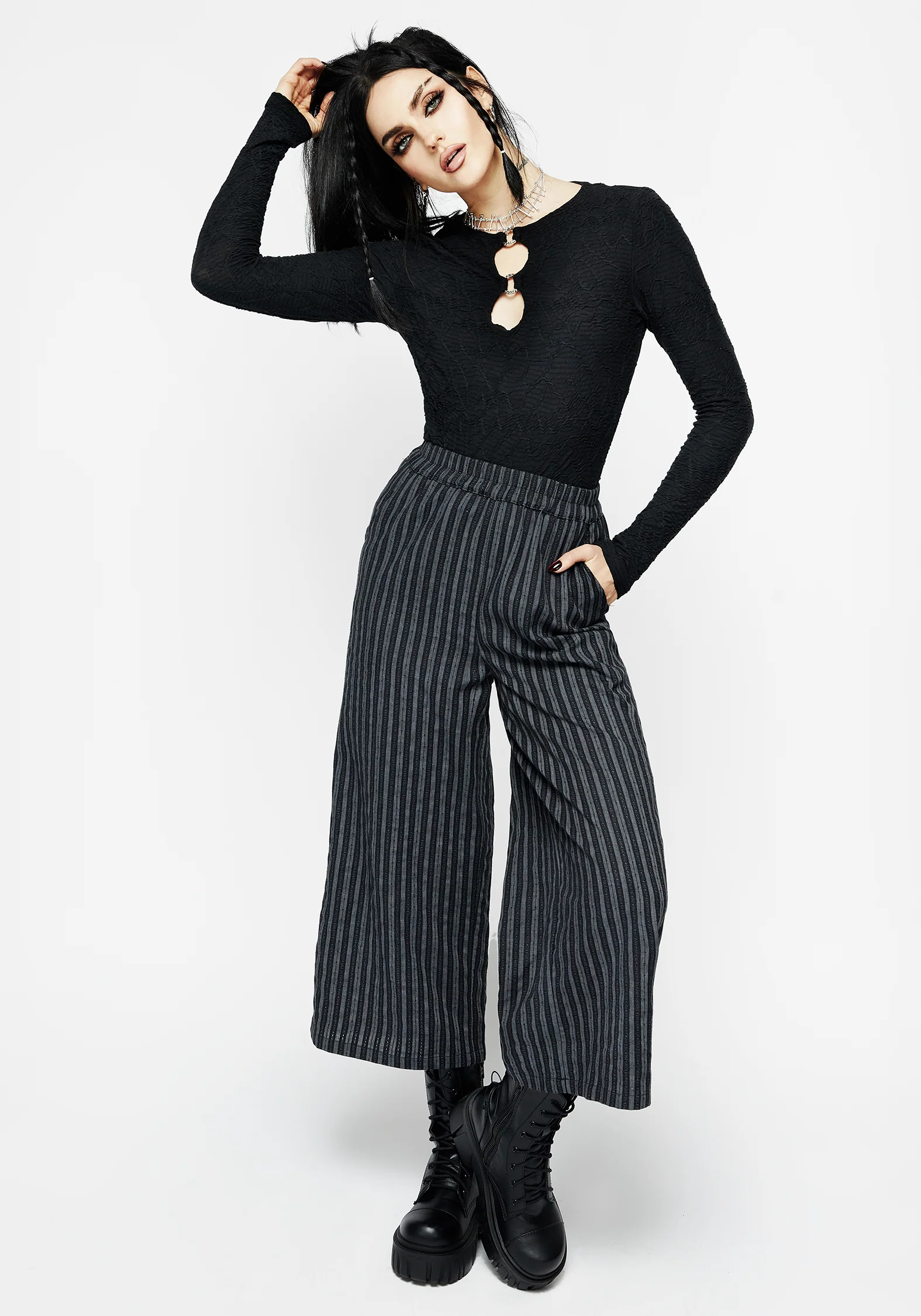 Memorantia Wide Leg Culottes - Image 6