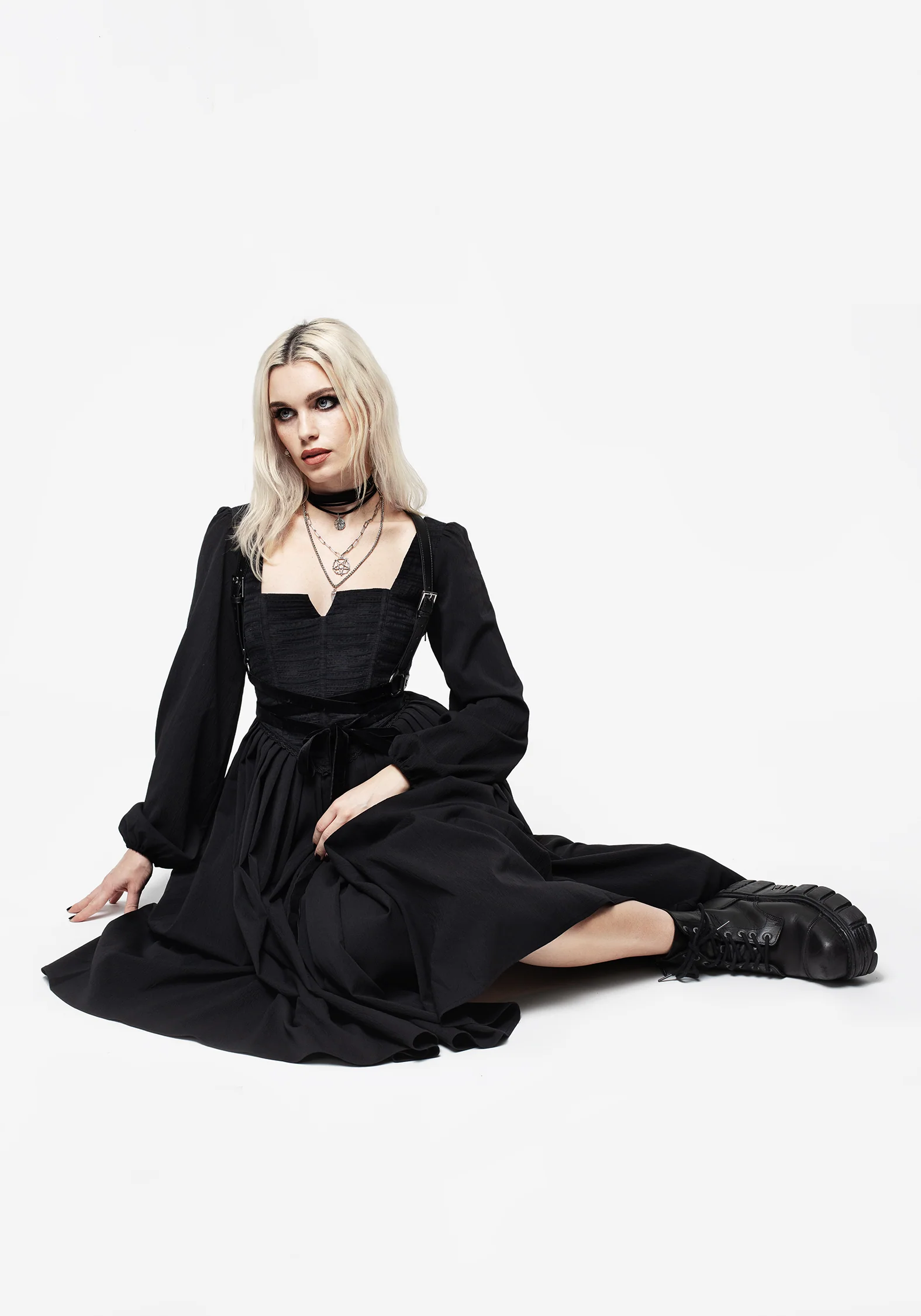 Mina Corset Midi Dress - Image 6