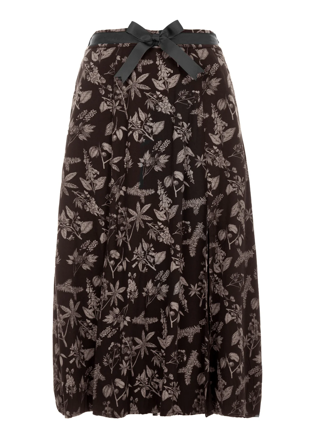 Poisonous Plant Split Midi Skirt - Image 10