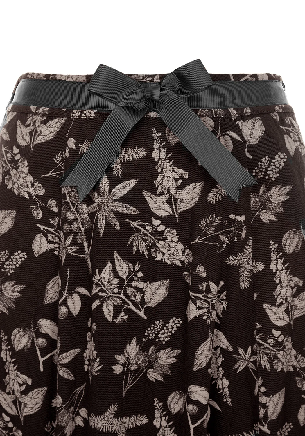 Poisonous Plant Split Midi Skirt - Image 9