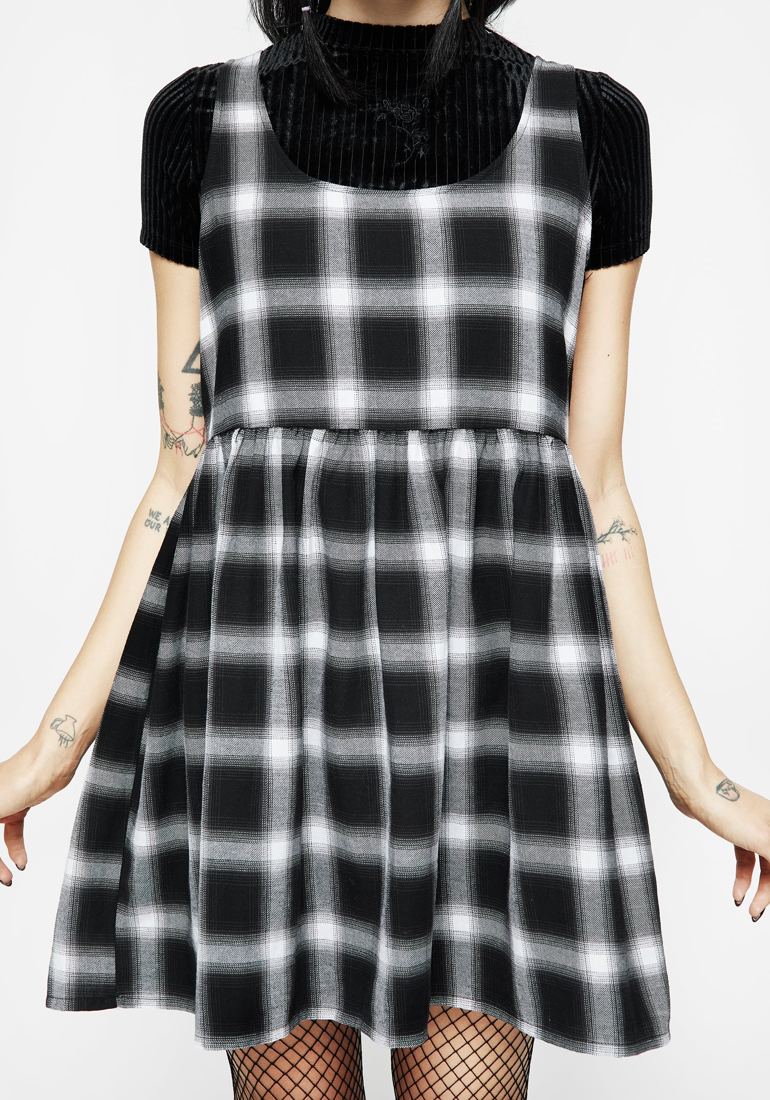 Singles Plaid Dress - Image 5