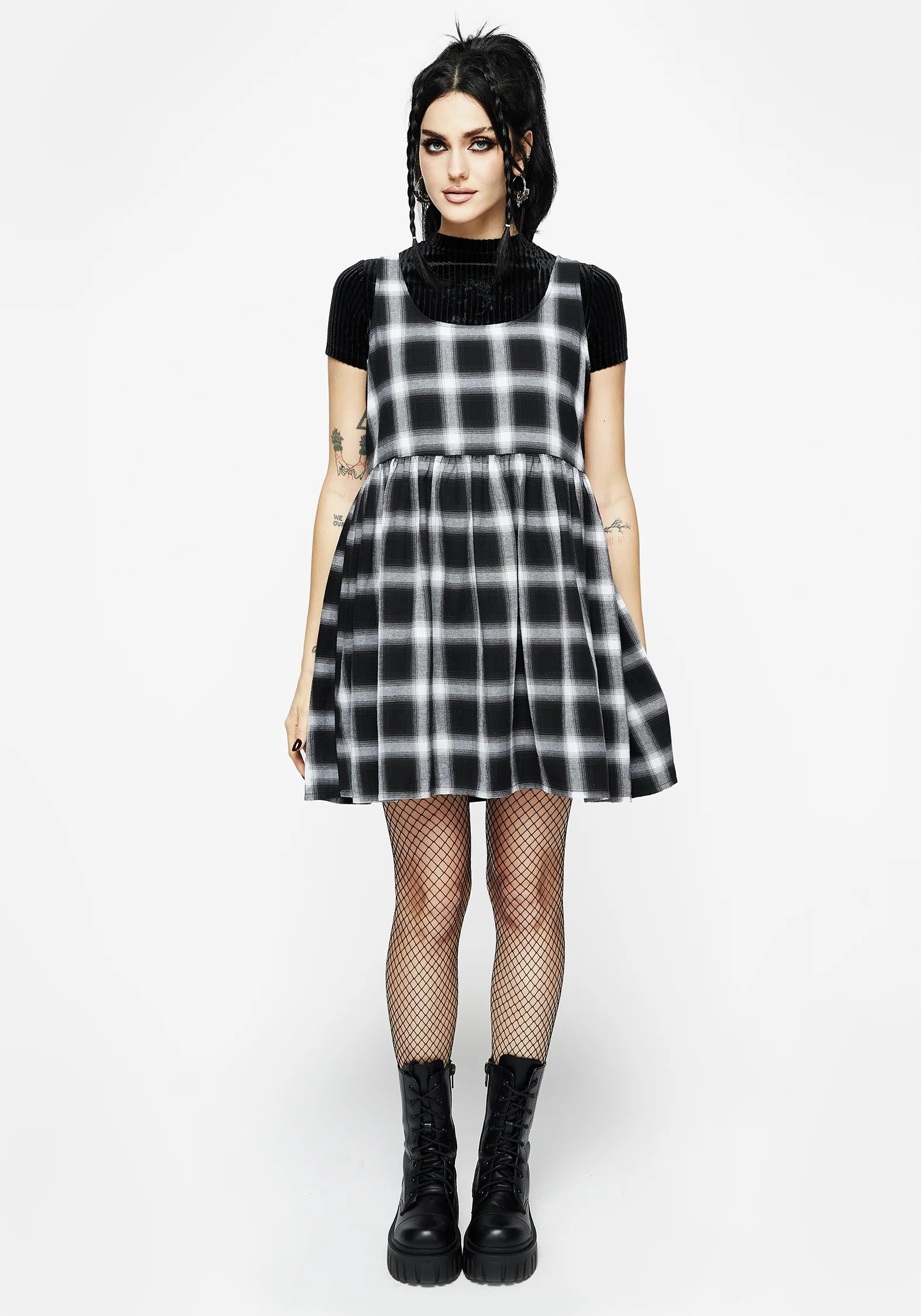 Singles Plaid Dress - Image 6