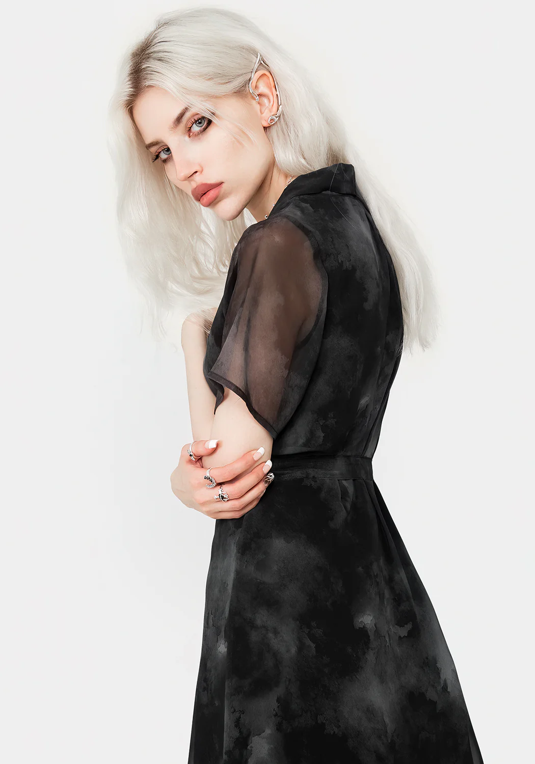 Tempest Midi Tie Waist Shirt Dress - Image 3