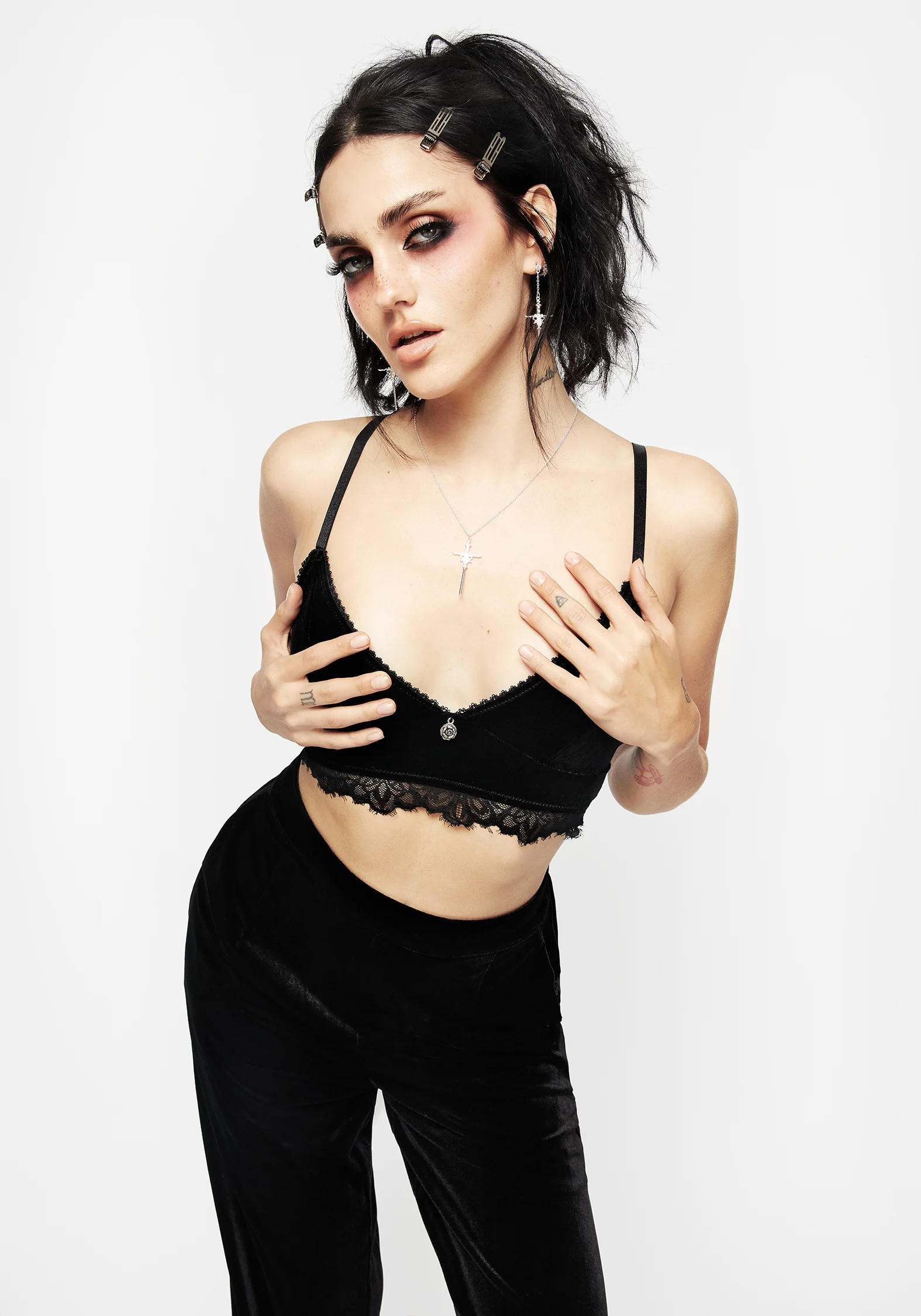 Venus Velour Charm Bralet - Image 5